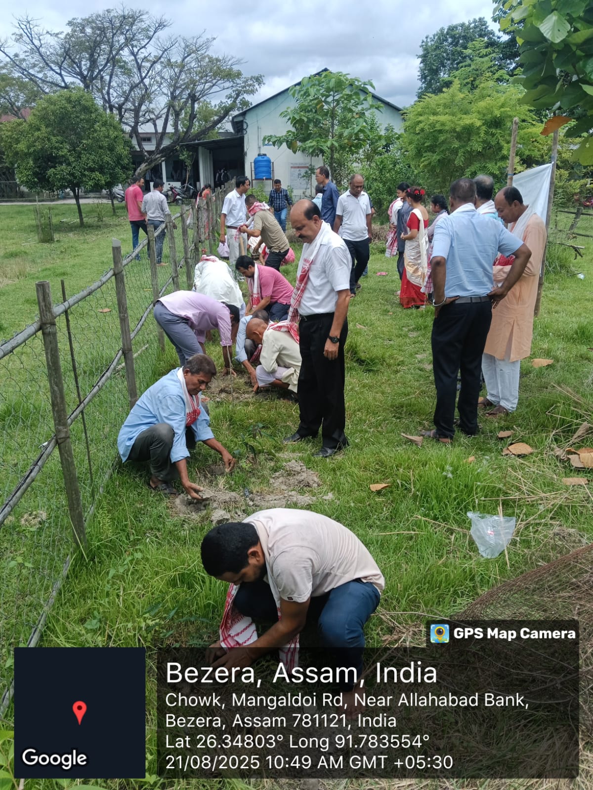Sapling Plantation on the occassion of 36th Esatblishment Day of Vidya Bharati College